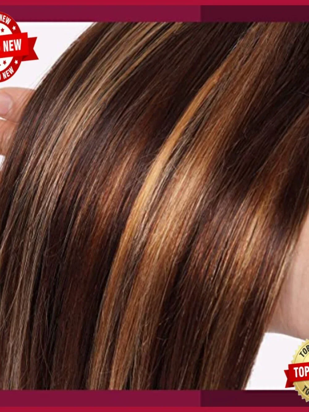 18 Inch Human Hair Extensions for Micro Braiding, 100g, Straight Texture
